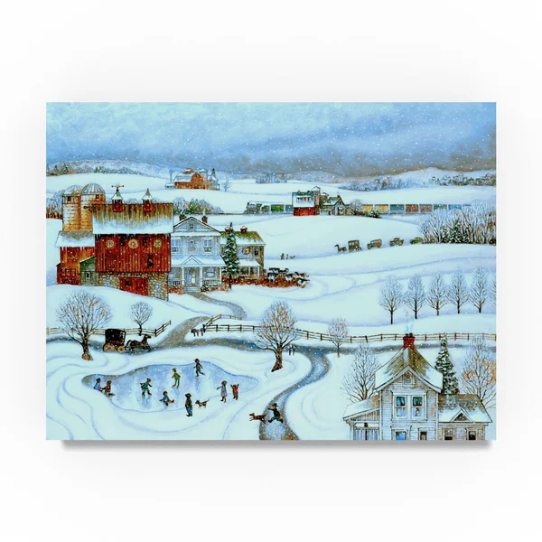 Trademark Art Bill Bell 'pa Winter' Canvas Art