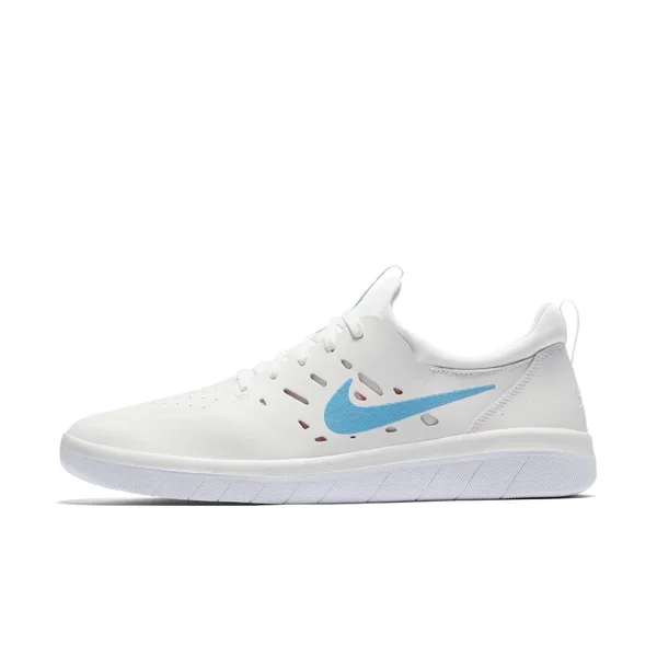 Nike SB Nyjah Free - Summit White, Light Blue Fury, Solar Red