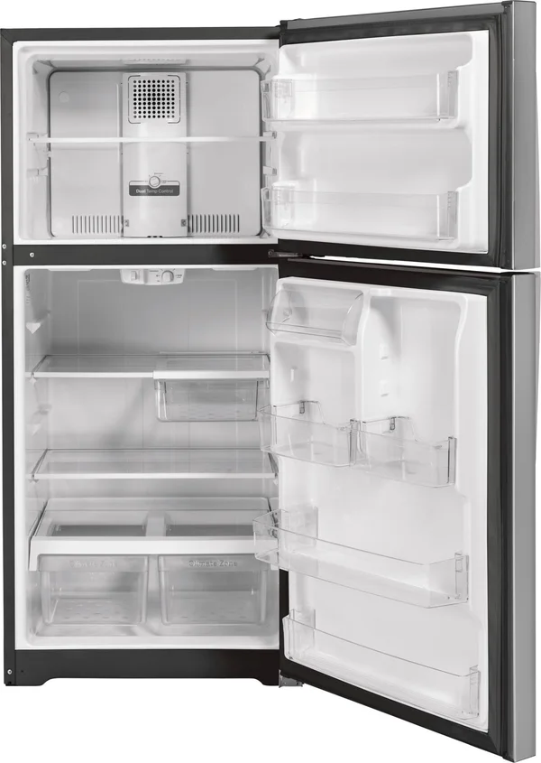 GE 21.9 cu.ft. Stainless Steel Top Freezer Refrigerator- GTS22KSNRSS