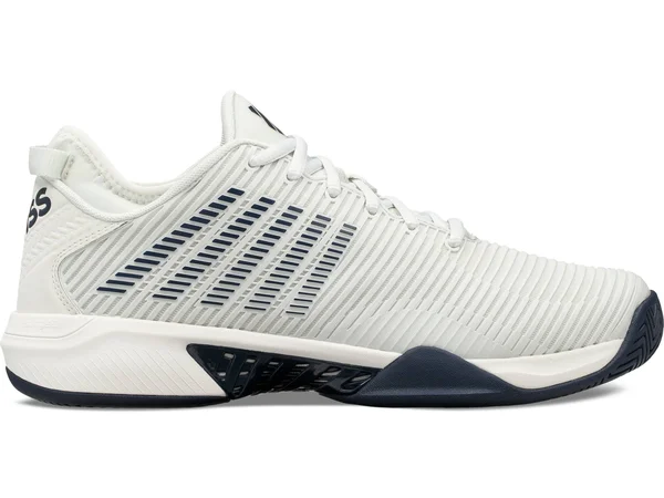 K-Swiss Men's Hypercourt Supreme Tennis Shoes Barely Blue, 10.5, White