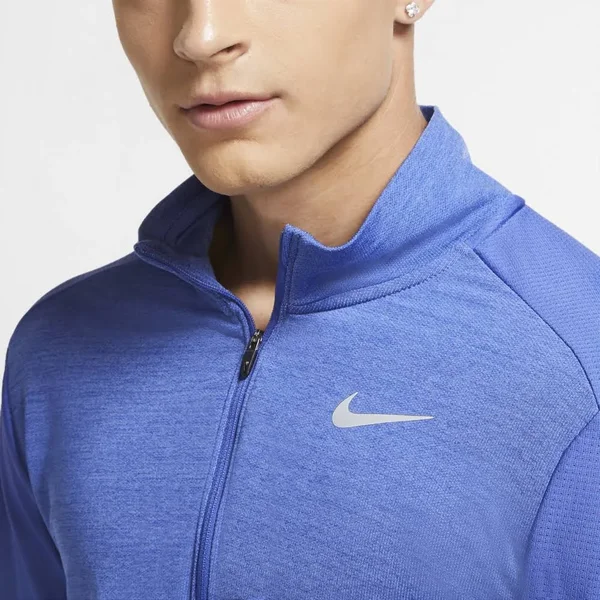 Nike Dri-Fit Men's 1/2-Zip Running Top - Astronomy Blue - M