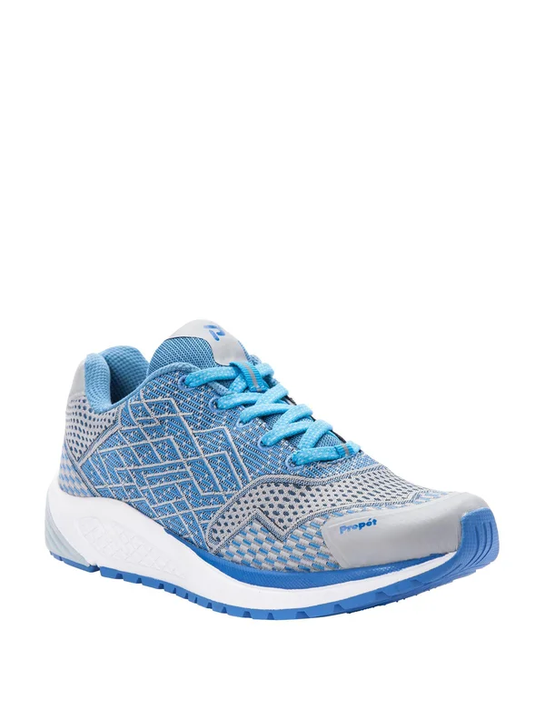 Propet Women's One Sneaker - Blue/Silver - Size 8 - 2E