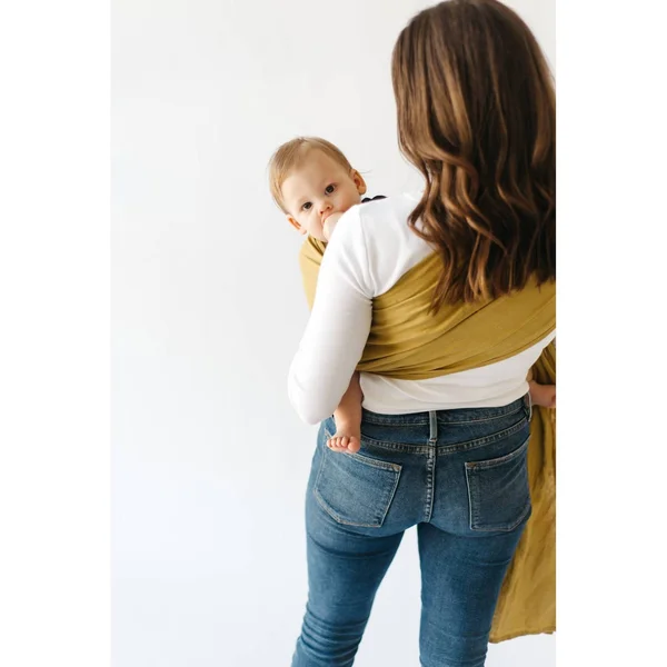 Kyte Baby Ring Sling in Banyan with Rose Gold Rings