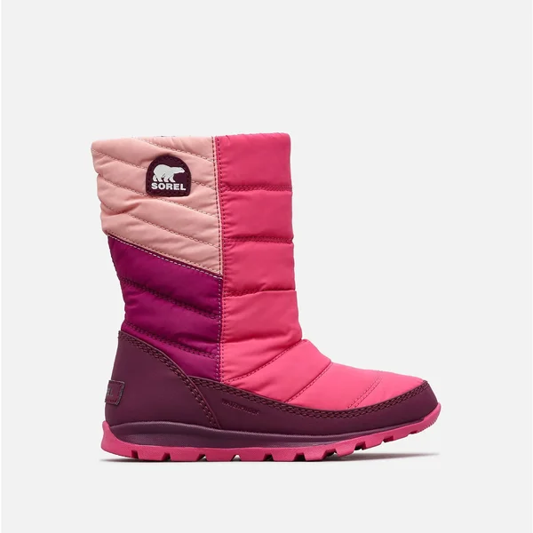 Sorel Youth Whitney Mid Boot - 5 - Rosewater - Ultra Pink