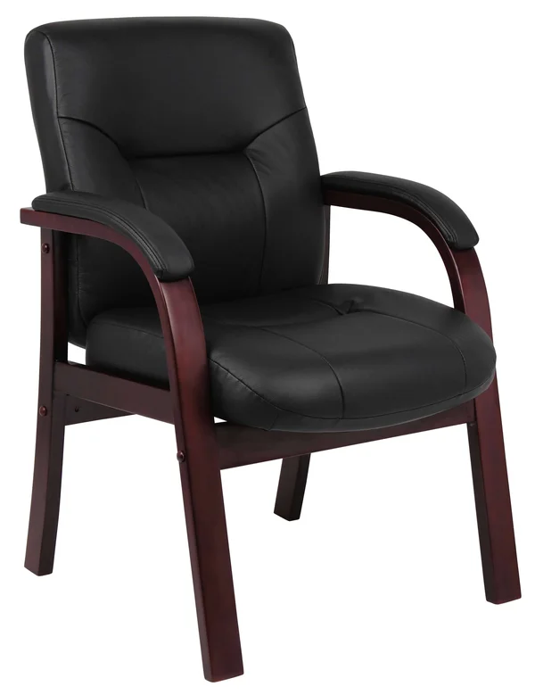 Boss Executive Leather Guest Chair [B8909]