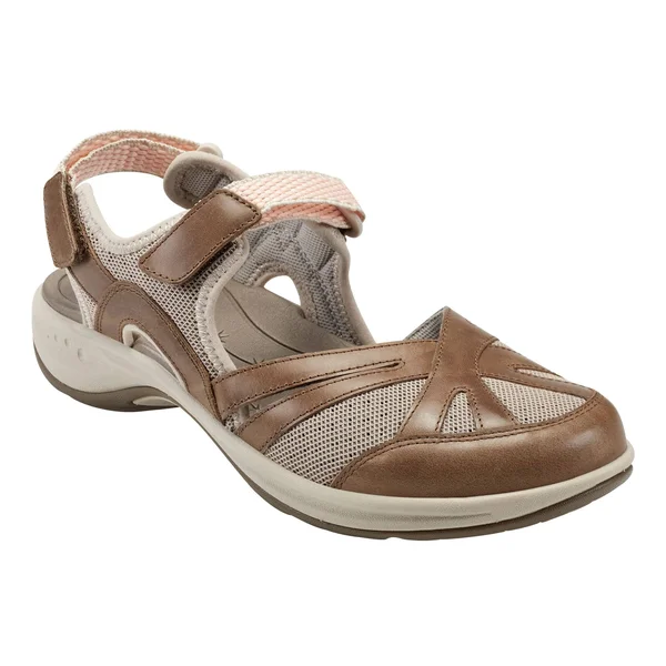 Easy Spirit Splash Flat Hiking Sandals - Brown - Flat Sandals