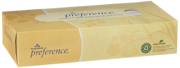 Georgia-Pacific Preference 48100 White 2-Ply Facial Tissue - Flat Box, 8.85x22 Length x 7.65x22 Width (Case of 30 Boxes, 100 Shee