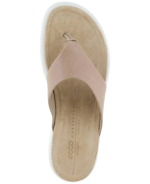 Ecco Women's Corksphere Thong Sandals - Alusilver