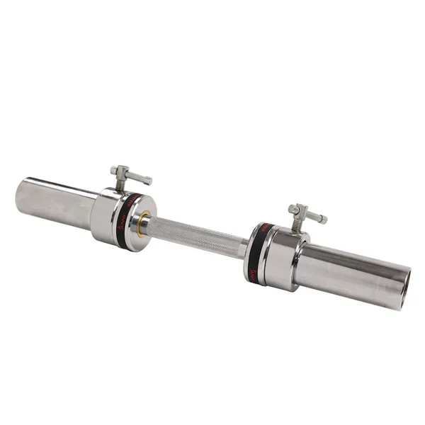 Sunny Health & Fitness 20x22 Olympic Single Dumbbell Handlebar with Ring Collars - Ob-20