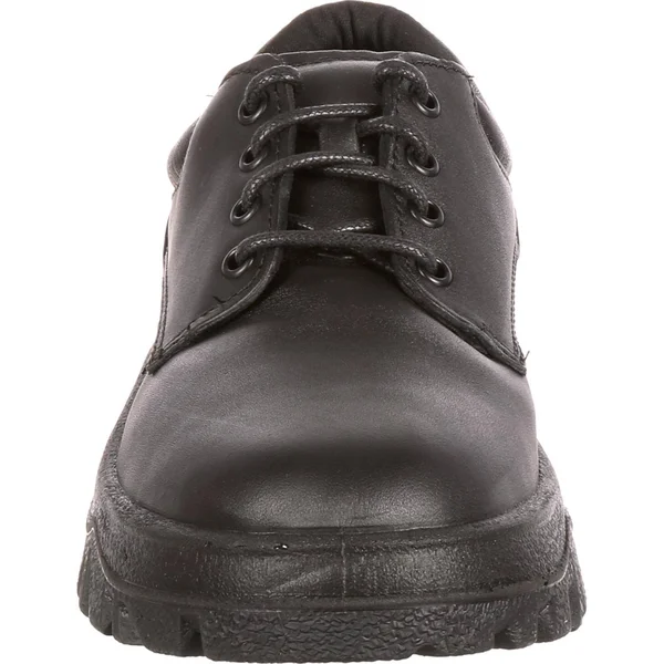 Rocky TMC Postal-Approved Plain Toe Oxford Shoe Black