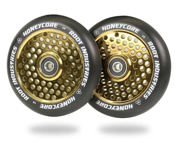 Root Industries - 120mm Honeycore Wheels - Black, Gold
