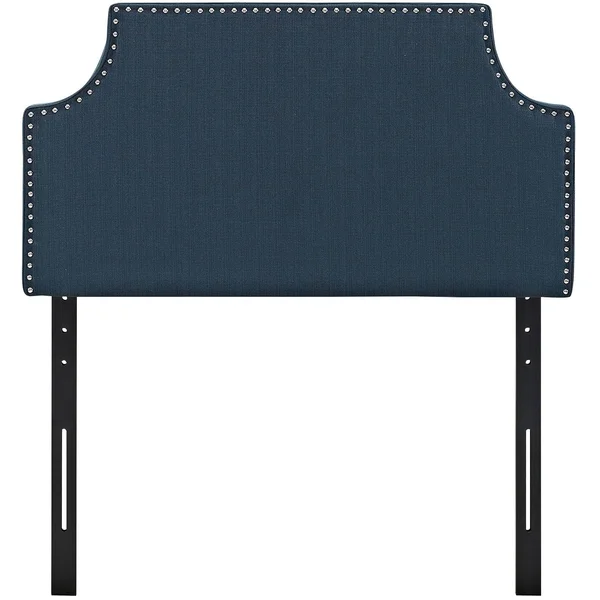 Modway Laura Twin Upholstered Fabric Headboard - Light Gray