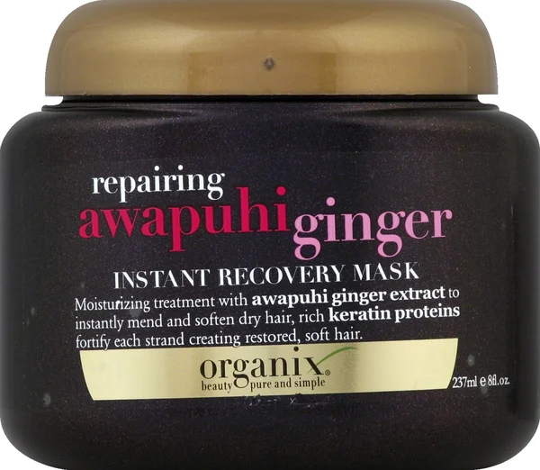 OGX Instant Recovery Mask - Repairing, Awapuhi Ginger - 8 fl oz
