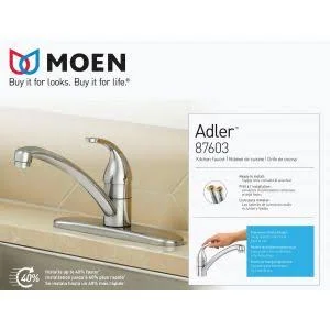 Moen 4315156 Adler One Handle Kitchen Faucet - Chrome