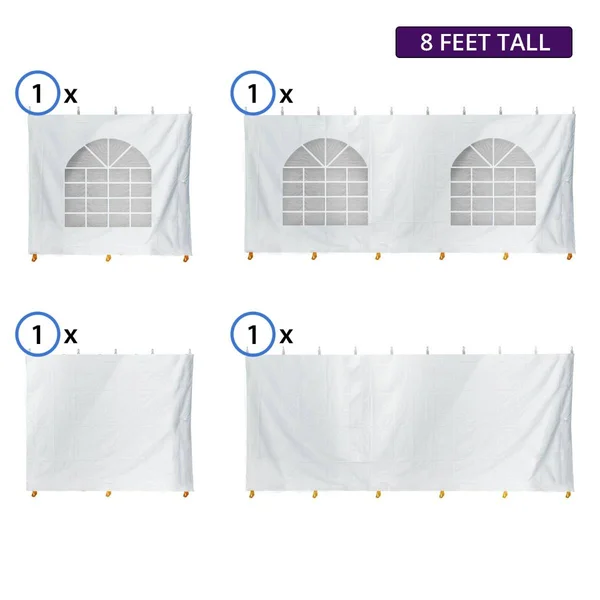 10& x 20& Standard Sidewall Kit for 8& Tent Sides