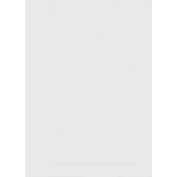 Ekena Millwork GVPVE16X2402SN 16x22W x 24x22H Vertical Surface Mount PVC Gable Vent: Non-Functional, w/ 2x22W x 1-1/2x22H Brickm