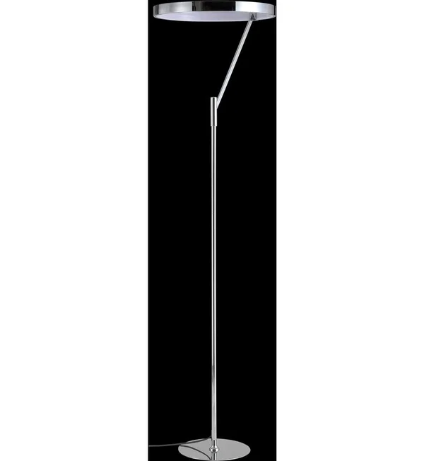 Jonathan Y Owen 66.7x22 Integrated LED Metal Floor Lamp - Chrome