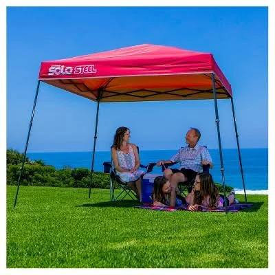 Quik Shade Solo Steel 50 9&x9& Instant Canopy - Red