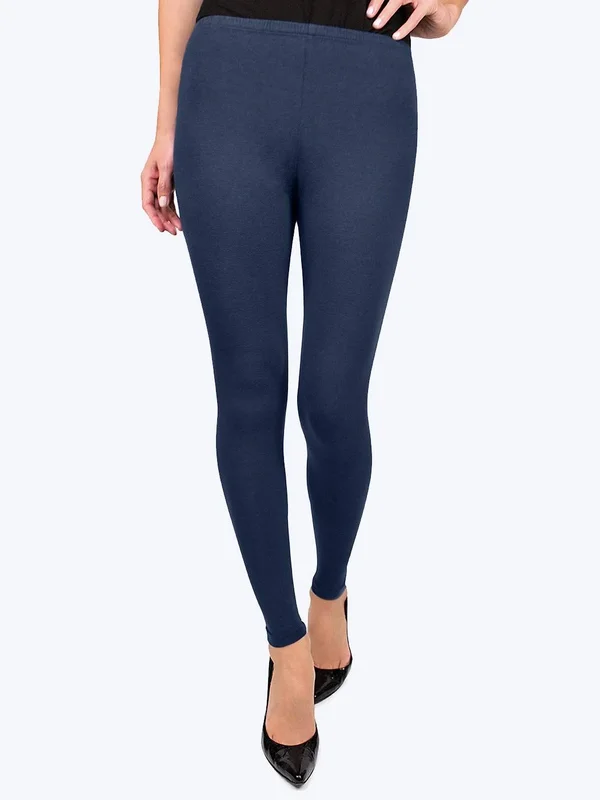 Tencel Whisper Knit Classic Legging- Black - Xs