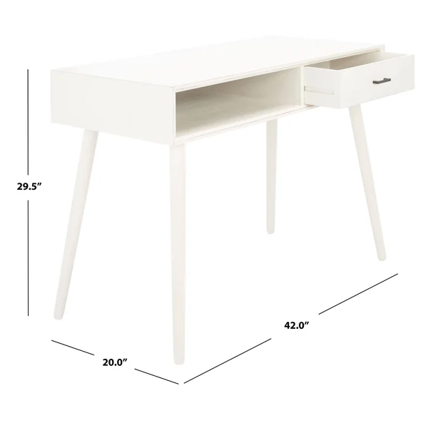 Safavieh Remy 1 Drawer Writing Desk -Brown