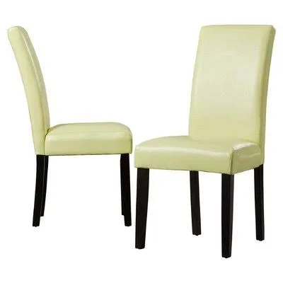 Andover Mills DeMastro Parsons Chair Upholstery Color: Light Green