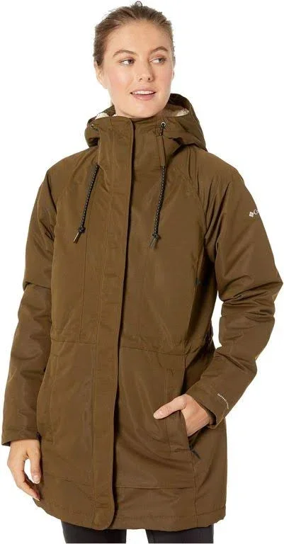 Columbia Women's South Canyon Sherpa Lined Jacket - Xs - Green