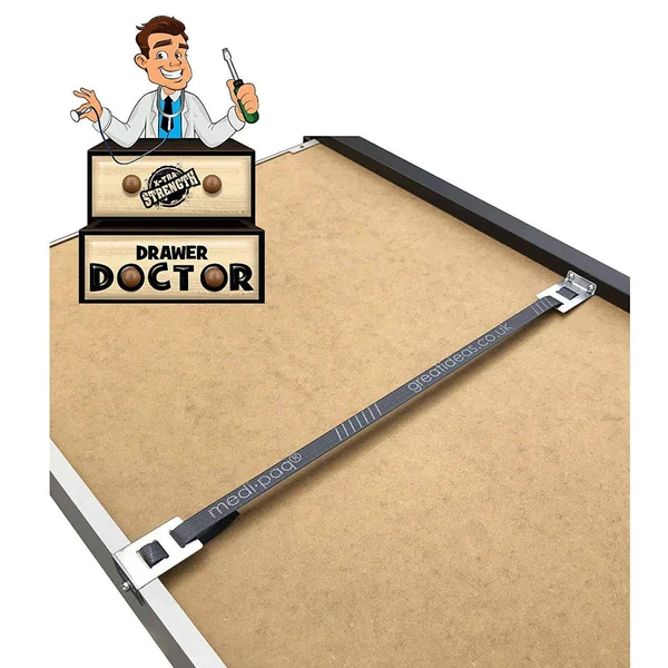 Drawer Doctor (6Pack -Mend Broken Buckled Fix A Drawer in Minutes - 6X Kit