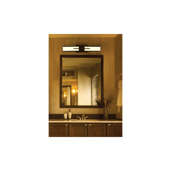 Possini Euro Midtown 23 1/2x22H Bronze Bath Bar Light Fixture