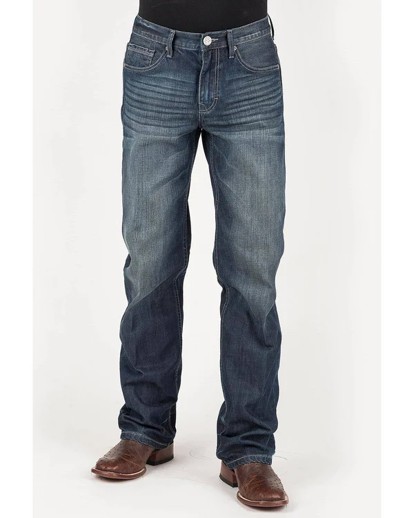 Stetson Western Jeans Men Bootcut Low 11-004-1014-4082 BU