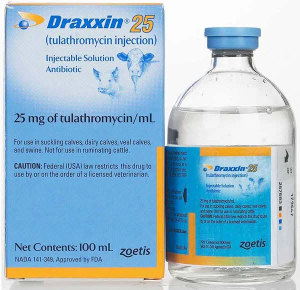 Draxxin 25 Solution by Zoetis Animal Health, 100 ml