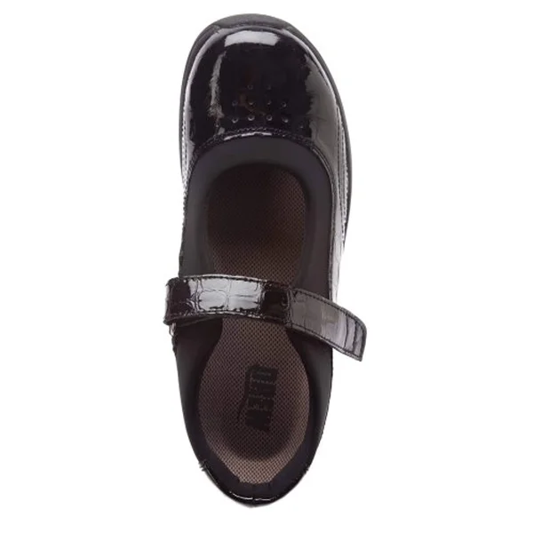 Drew Rose - Women's Mary Jane - Black Croc 12 M