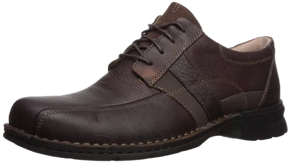Clarks Men's Espace - Brown Oily Leather Size: 10.5 M