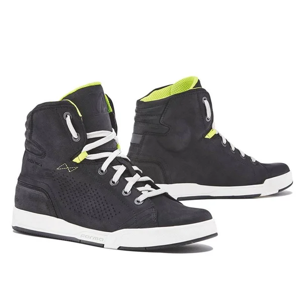 Forma Swift Flow Motorcycle Shoes - black-white, Size 38