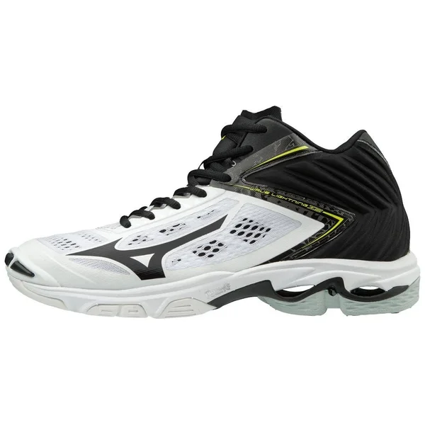 Mizuno Men's Wave Lightning Z5 - Mid - White/Black - 14