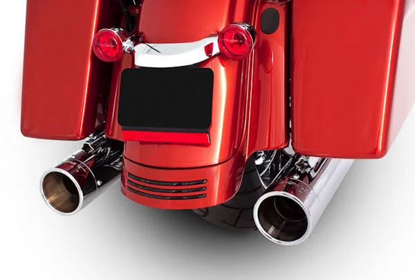 Rinehart Chrome 4 in. Slip-On Mufflers w/Chrome End Caps - 500-0102C