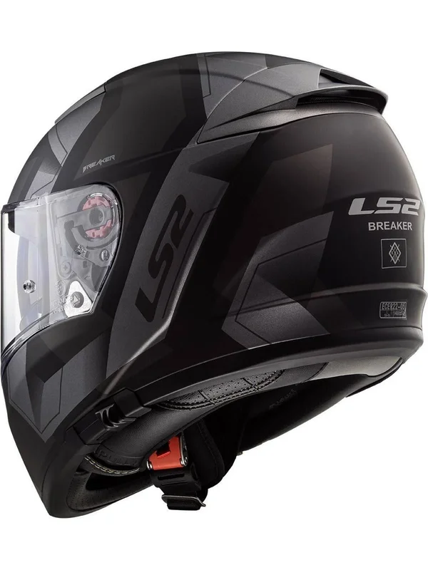 LS2 - Helmet FF390 Breaker Physics Matt Black, Titanium - Size L