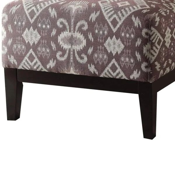 Acme Hinte Accent Chair Pattern Fabric