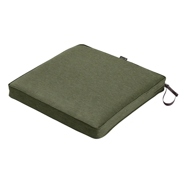 Classic Accessories Montlake FadeSafe Patio Dining Seat Cushion - 20 in. Heather Fern