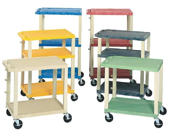 H. Wilson Company Tuffy Two Shelf Utility Cart, Green