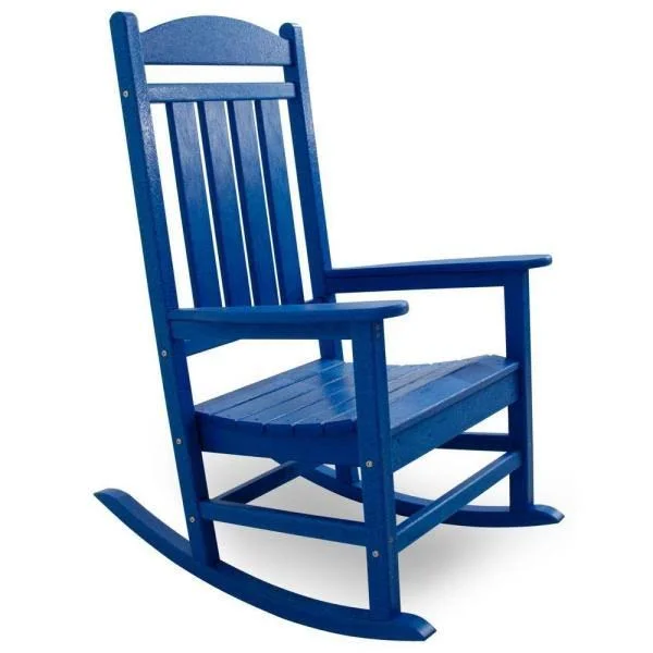 POLYWOOD Presidential Pacific Blue Rocker 3 Piece Set