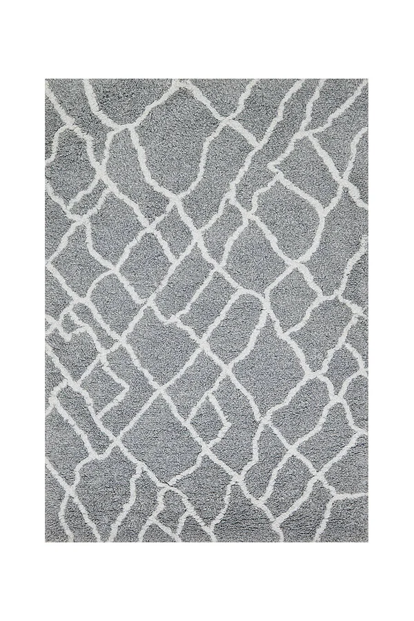 Loloi Tangier Shag Tg-01 2&6x22 x 7&6x22 Runner Slate - Mist Area Rug