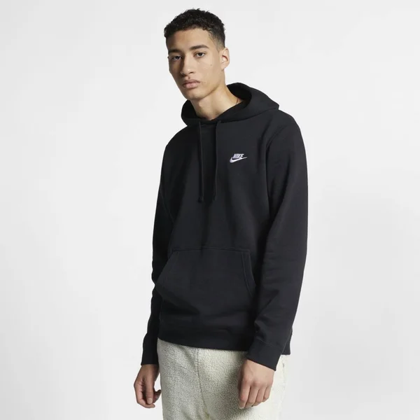 Nike Sportswear Pullover Hoodie, Size: Xxxl, Black