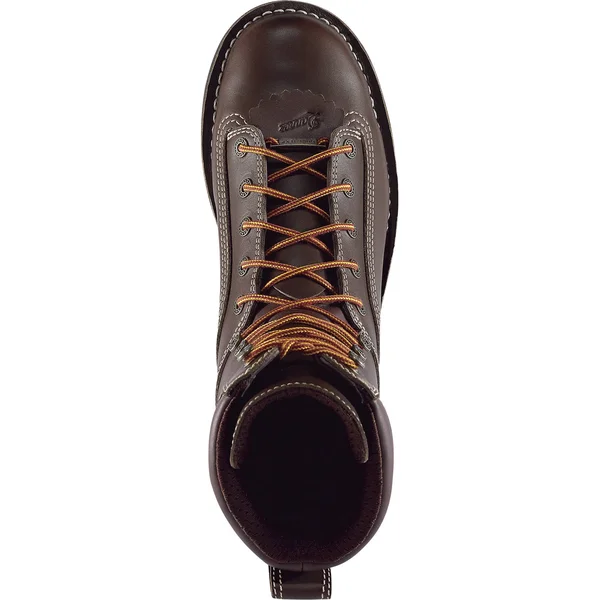 Men's Danner Quarry USA 8x22 Brown Alloy Toe