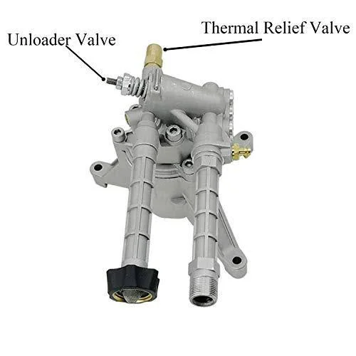 AgiiMan TJNN93B High Pressure Washer Pump Head - Replacement Water Gasoline Pump - 2800 PSI Troy Bilt Oil Pump Accssories Fits Ka