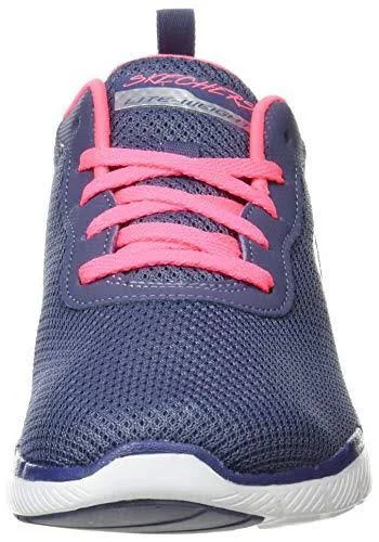 Skechers Women's Flex Appeal 3.0 First Insight Sneaker, Slate/Pink