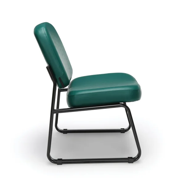 Ofm Vinyl Armless Guest Reception Chair Teal 405-VAM-602
