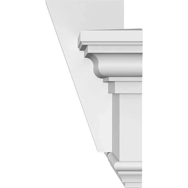 137 inch Bottom Width x 140 7/8 inch Top Width x 7 1/4 inchh x 1 inchp Traditional Crosshead w/ Flat Keystone