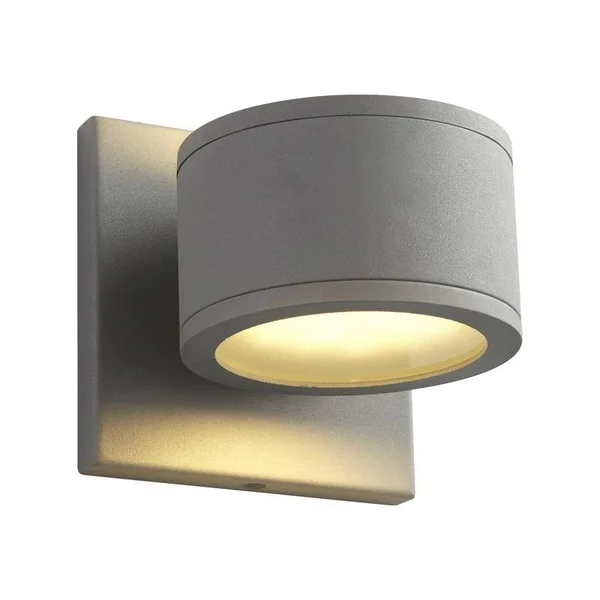 Oxygen Lighting 3-726-16 Ceres 1 Light 5 inch Grey Outdoor Wall Sconce