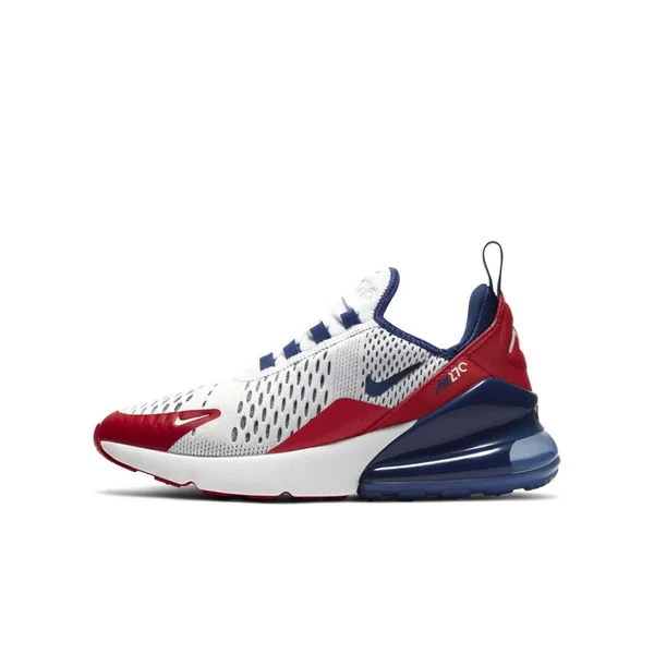 Nike - Grade School Air Max 270 (White, University Red, Obsidian)