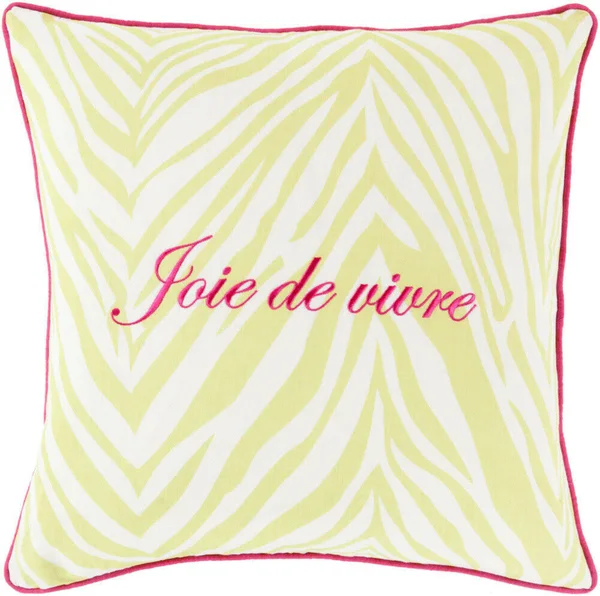 Surya Joie De Vivre 22x22 x 22x22 Linen and Cotton Pillow Cover JDV001-2222